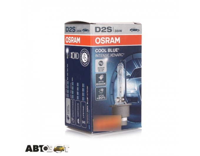 Ксенонова лампа Osram Xenarc Cool Blue Intense D2S 5500K 12V 66240CBI-FS (1 шт.), ціна: 2 700 грн.