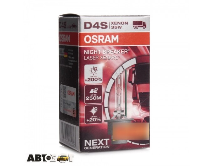 Ксенонова лампа Osram Xenarc Night Breaker Laser D4S 66440XNL (1 шт.), ціна: 3 696 грн.