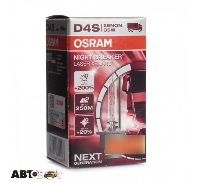 Ксеноновая лампа Osram Xenarc Night Breaker Laser D4S 66440XNL (1 шт.), цена: 3 431 грн.