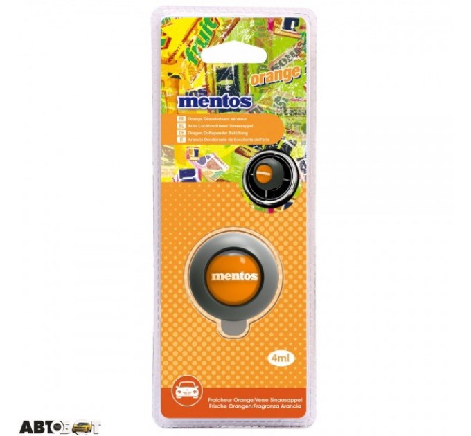 Ароматизатор MENTOS MNT901 апельсин 106652, цена: 86 грн.