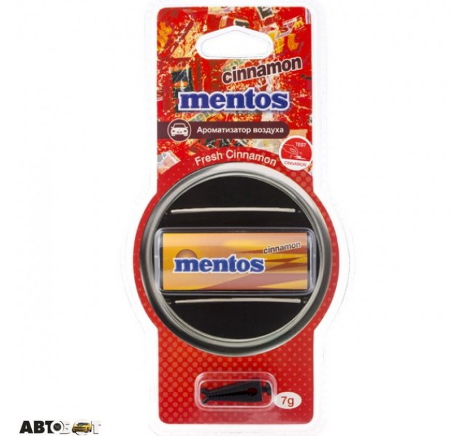 Ароматизатор MENTOS MNT504 кориця 106675 7г, ціна: 62 грн.