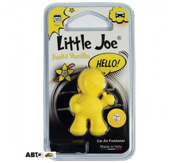 Ароматизатор Little Joe ОК FUNKY VANILLA Yellow 108637 LJOK01N, цена: 115 грн.