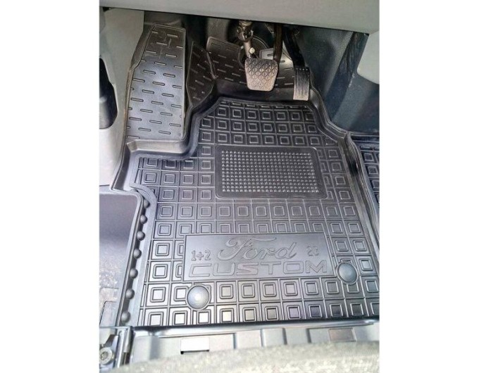 Автомобільні килимки в салон Ford Custom 2024- (1+2) (AVTO-Gumm), ціна: 1 312 грн.
