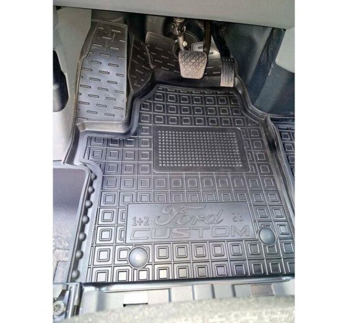 Автомобільні килимки в салон Ford Custom 2024- (1+2) (AVTO-Gumm), ціна: 1 274 грн.