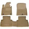 Автомобільні килимки в салон Hyundai Santa Fe 2021- бежеві (AVTO-Gumm), ціна: 1 652 грн.