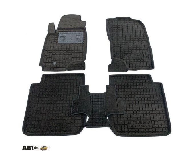 Гібридні килимки в салон Mitsubishi Outlander 2003-2007 (АКПП) (AVTO-Gumm), ціна: 1 974 грн.