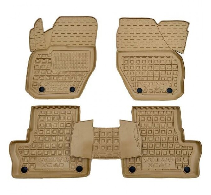 Автомобильные коврики в салон Volvo XC60 2008- бежевые (AVTO-Gumm), цена: 1 652 грн.