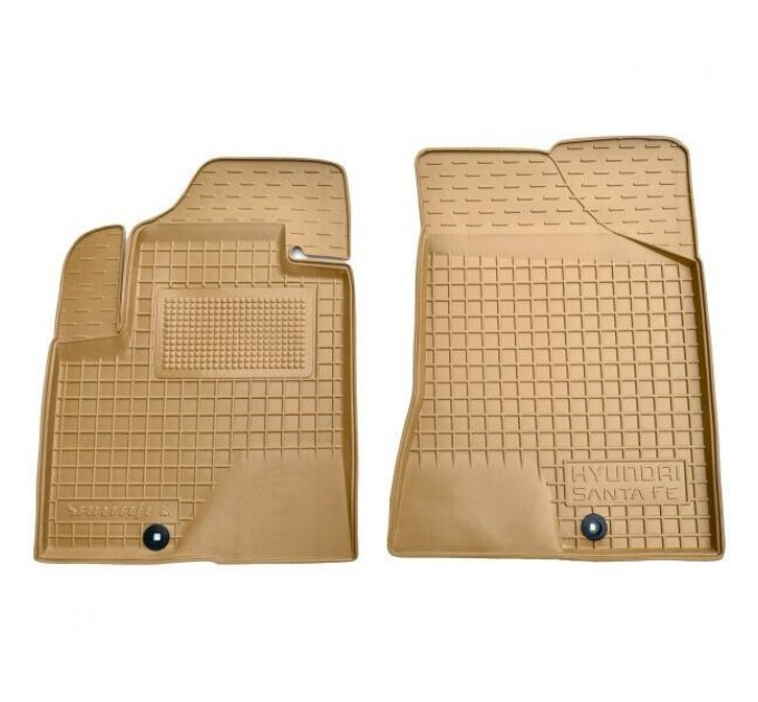 Автомобільні килимки в салон Hyundai Santa Fe 2006-2010 бежеві (AVTO-Gumm), ціна: 1 652 грн.