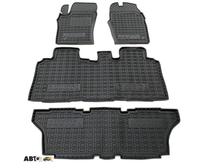 Автомобільні килимки в салон Toyota Previa 2000-2006 6-7 мест (Avto-Gumm), ціна: 2 608 грн.