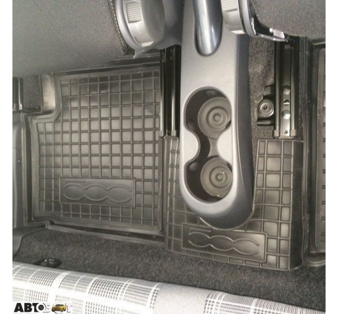 Автомобільні килимки в салон Fiat 500 2007- (Avto-Gumm), ціна: 1 237 грн.