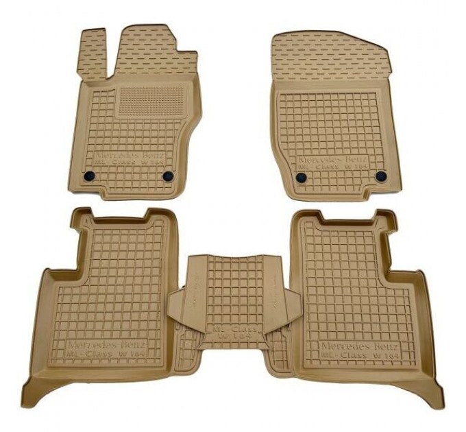 Автомобильные коврики в салон Mercedes ML (W164) 2005- бежевые (AVTO-Gumm), цена: 1 652 грн.