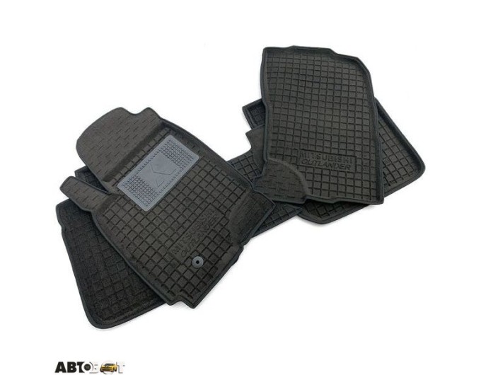 Гібридні килимки в салон Mitsubishi Outlander 2003-2007 (АКПП) (AVTO-Gumm), ціна: 1 974 грн.