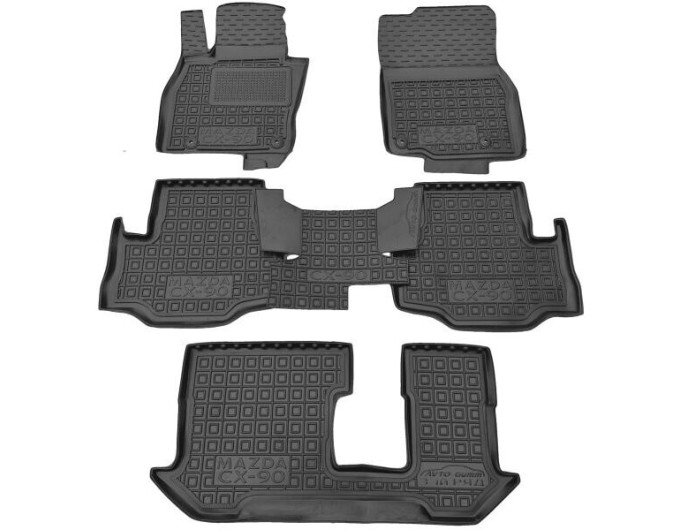Автомобільні килимки в салон Mazda CX-90 2023- 7 мест (AVTO-Gumm), ціна: 2 608 грн.
