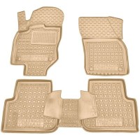 Автомобільні килимки в салон Volkswagen Tiguan 2024- бежеві (AVTO-Gumm)