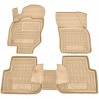 Автомобільні килимки в салон Volkswagen Tiguan 2024- бежеві (AVTO-Gumm), ціна: 1 652 грн.