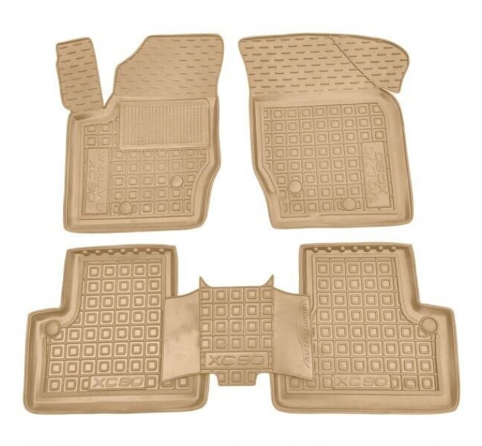 Автомобильные коврики в салон Volvo XC90 2002-2014 бежевые (AVTO-Gumm), цена: 1 652 грн.