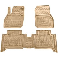 Автомобільні килимки в салон Renault Zoe 2018- бежеві (AVTO-Gumm)