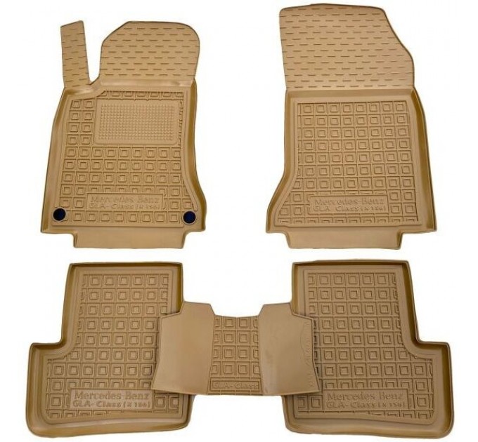 Автомобильные коврики в салон Mercedes GLA (X156) 2015- бежевые (AVTO-Gumm), цена: 1 652 грн.