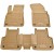 Автомобільні килимки в салон Audi Q7 2016- бежеві (AVTO-Gumm)