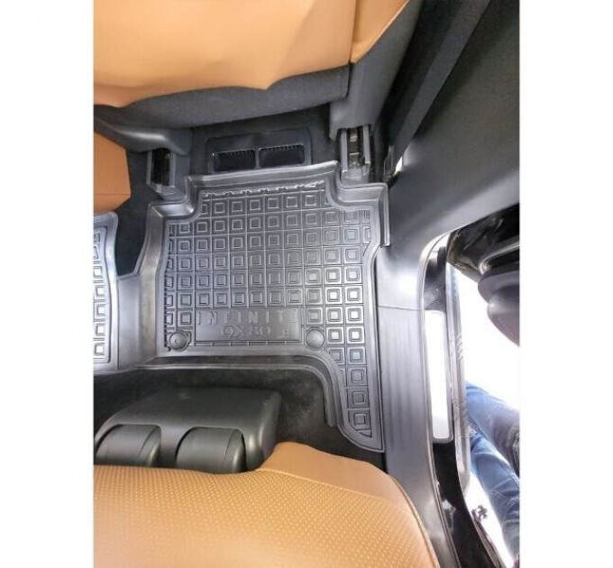 Автомобільні килимки в салон Infiniti QX80 2018- 7 мест (AVTO-Gumm), ціна: 2 533 грн.