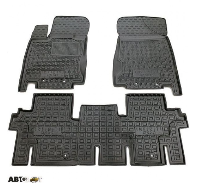 Автомобильные коврики в салон Infiniti JX/QX60 2012- 5 мест (Avto-Gumm), цена: 1 237 грн.