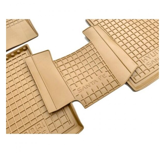 Автомобільні килимки в салон Hyundai Santa Fe 2006-2010 бежеві (AVTO-Gumm), ціна: 1 652 грн.