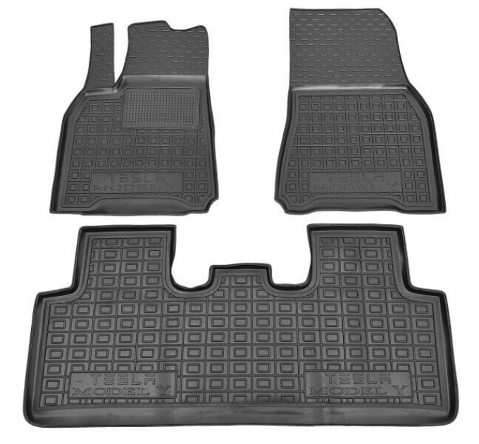 Автомобільні килимки в салон Tesla Model Y 2020- (№2) (AVTO-Gumm), ціна: 1 652 грн.