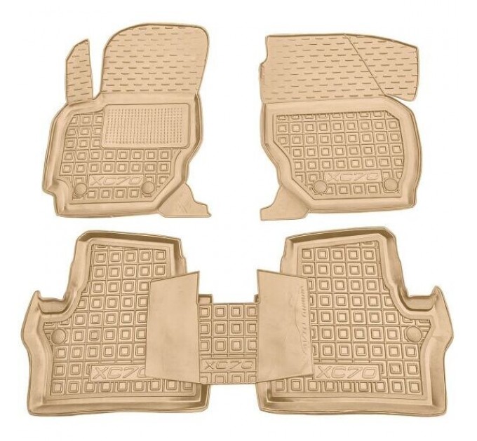 Автомобильные коврики в салон Volvo XC70 2007- бежевые (AVTO-Gumm), цена: 1 652 грн.