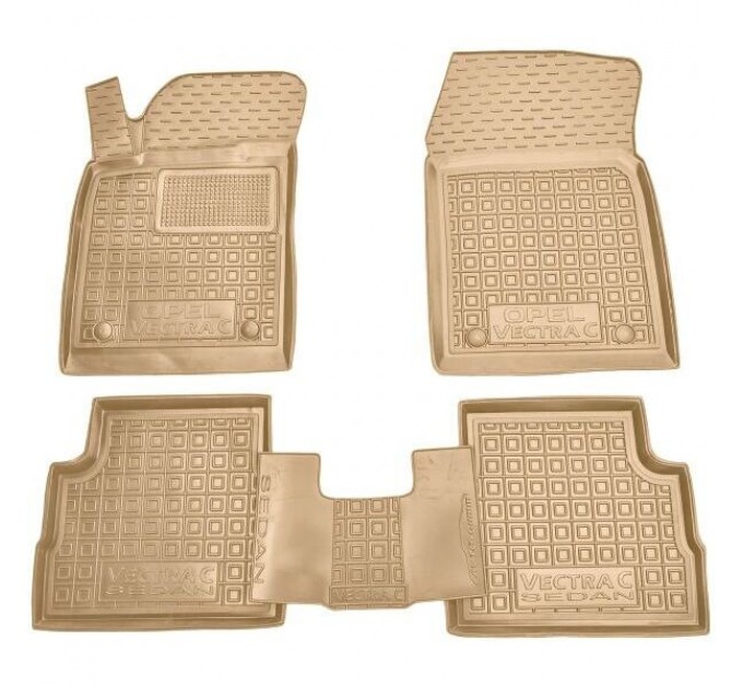 Автомобильные коврики в салон Opel Vectra C 2002- Hb/Sd бежевые (AVTO-Gumm), цена: 1 652 грн.