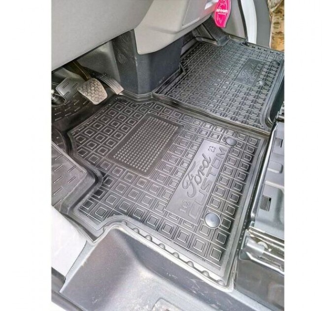 Автомобільні килимки в салон Ford Custom 2024- (1+2) (AVTO-Gumm), ціна: 1 274 грн.