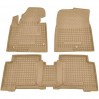 Автомобільні килимки в салон Hyundai Santa Fe (DM) 2012- бежеві (AVTO-Gumm), ціна: 1 652 грн.