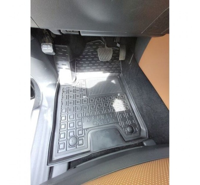 Автомобільні килимки в салон Infiniti QX80 2018- 7 мест (AVTO-Gumm), ціна: 2 533 грн.