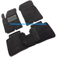 Гібридні килимки в салон Seat Altea/Altea XL 2004- (Avto-Gumm)