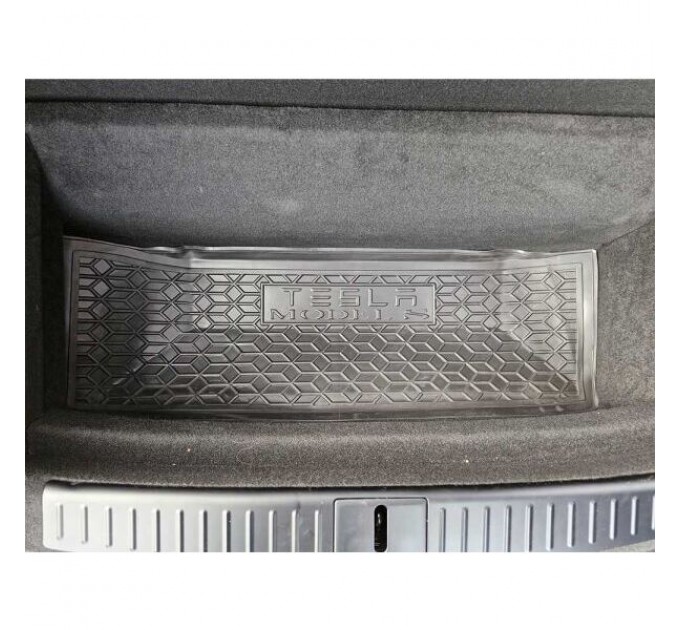 Автомобільний килимок в багажник Tesla Model S 2021- передний + задний нижний (AVTO-Gumm), ціна: 1 093 грн.