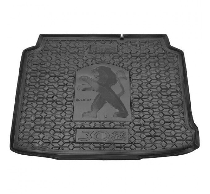 Автомобільний килимок в багажник Peugeot 308 2014- Hatchback докатка (AVTO-Gumm), ціна: 860 грн.