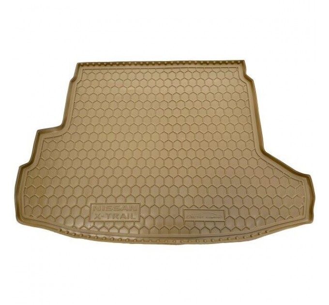 Автомобільний килимок в багажник Nissan X-Trail (T31) 2007- (с полкой) бежевый (AVTO-Gumm), ціна: 1 180 грн.