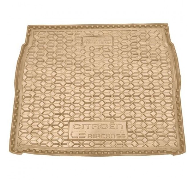 Автомобільний килимок в багажник Citroen C3 Aircross 2025- Верхня поличка бежевый (AVTO-Gumm), ціна: 1 180 грн.