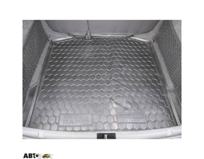 Автомобільний килимок в багажник Skoda Rapid 2013- Liftback (Avto-Gumm), ціна: 1 182 грн.