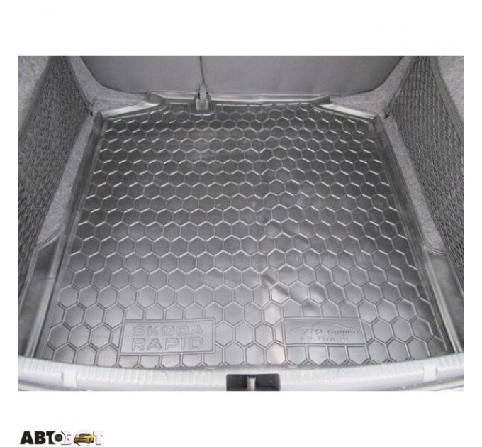 Автомобильный коврик в багажник Skoda Rapid 2013- Liftback (Avto-Gumm), цена: 824 грн.