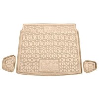 Автомобільний килимок в багажник Audi Q3 2020- (Нижня поличка) бежевый (AVTO-Gumm)