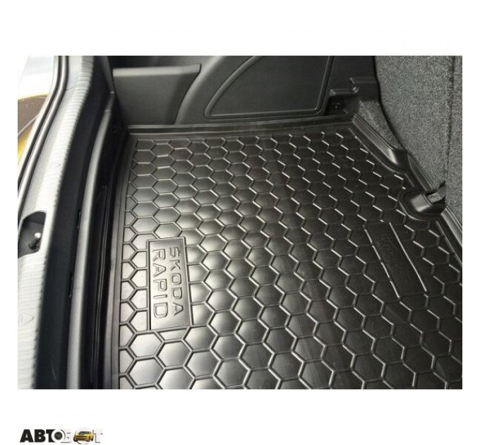 Автомобільний килимок в багажник Skoda Rapid 2013- Spaceback (Avto-Gumm), ціна: 824 грн.