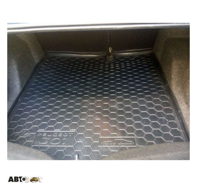 Автомобильный коврик в багажник Peugeot 301 2013- (Avto-Gumm), цена: 824 грн.