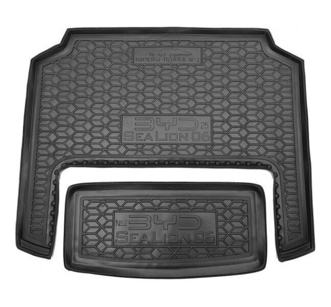 Автомобільний килимок в багажник BYD Sea Lion 06 2025- Нижня поличка №2 (AVTO-Gumm), ціна: 1 093 грн.