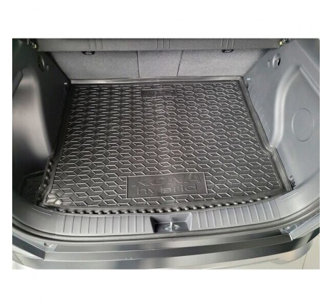 Автомобильный коврик в багажник Hyundai Kona 2023- hybrid верхняя полка (AVTO-Gumm), цена: 1 093 грн.