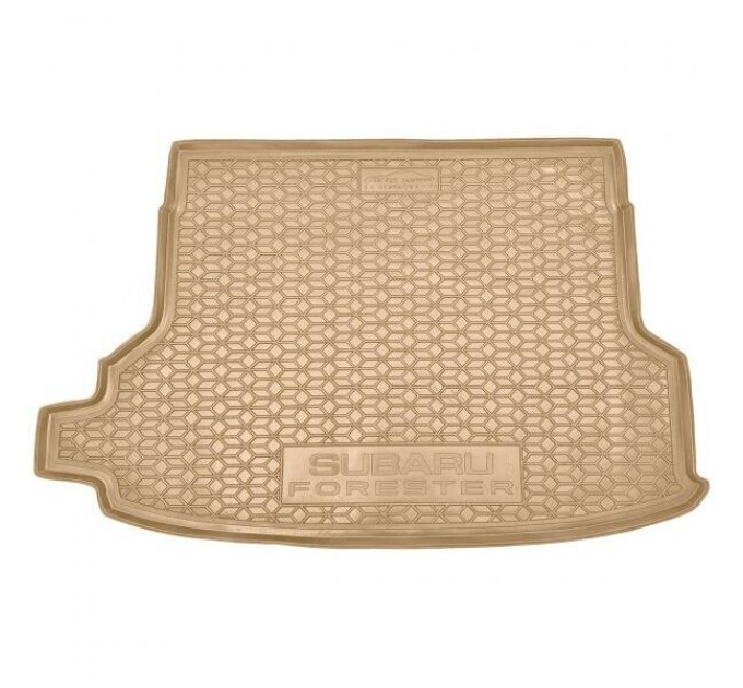 Автомобільний килимок в багажник Subaru Forester 6 2025- с сабвуфером бежевый (AVTO-Gumm), ціна: 1 180 грн.
