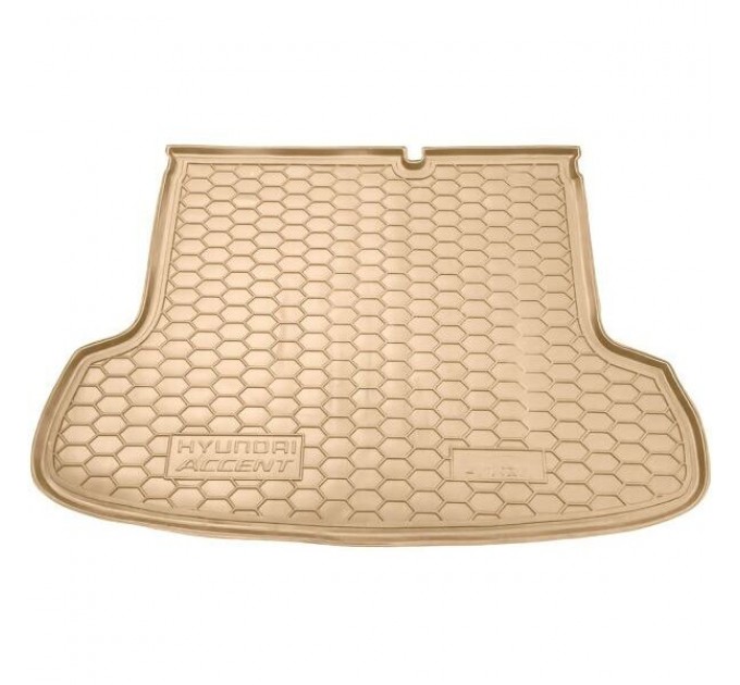 Автомобільний килимок в багажник Hyundai Accent 2006- Sedan бежевый (AVTO-Gumm), ціна: 1 180 грн.