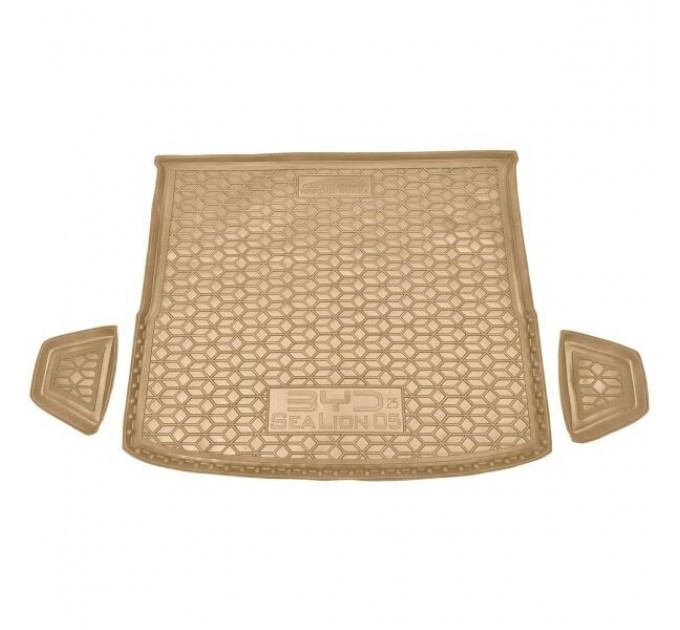 Автомобільний килимок в багажник BYD Sea Lion 05 2025- Верхня поличка бежевый (AVTO-Gumm), ціна: 1 180 грн.