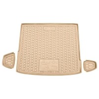 Автомобільний килимок в багажник Audi Q3 2020- (Верхня поличка) бежевый (AVTO-Gumm)