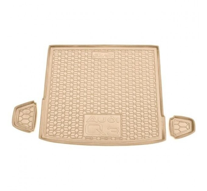 Автомобільний килимок в багажник Audi Q3 2020- (Верхня поличка) бежевый (AVTO-Gumm), ціна: 1 180 грн.