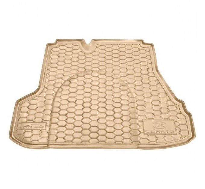 Автомобільний килимок в багажник Kia Cerato 2004- Sedan бежевый (AVTO-Gumm), ціна: 1 180 грн.